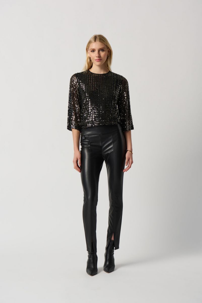 Sequin Boxy Top Style 234176