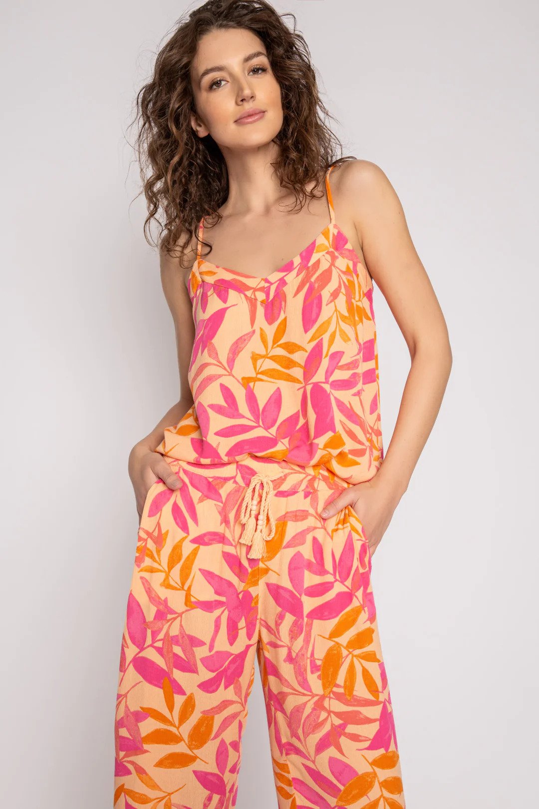 Tropical Punch Lounge Set Orange Crush Front.