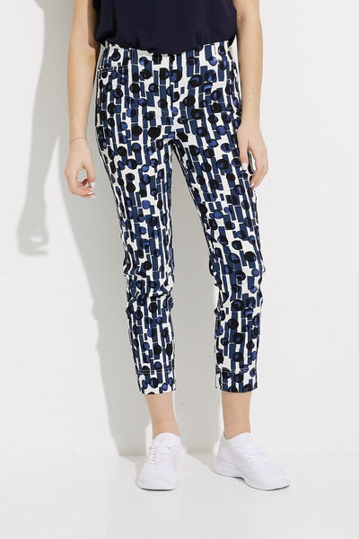 Abstract Print Pants Style 232263 Front Close-up.