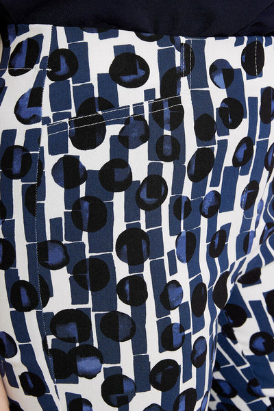 Abstract Print Pants Style 232263 Close-up Detail.