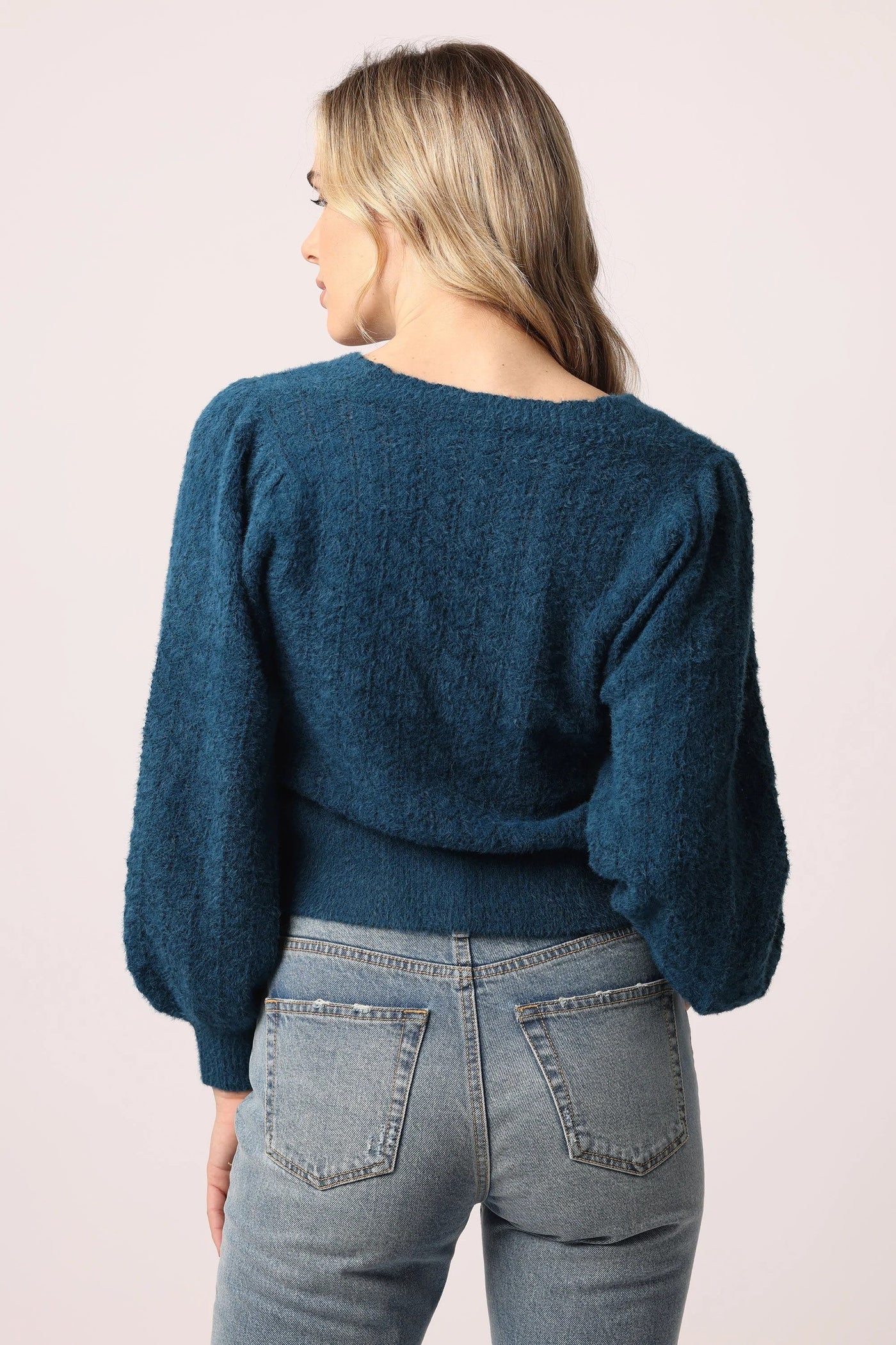 Another Love Jayden Cardigan Atlantic Back.