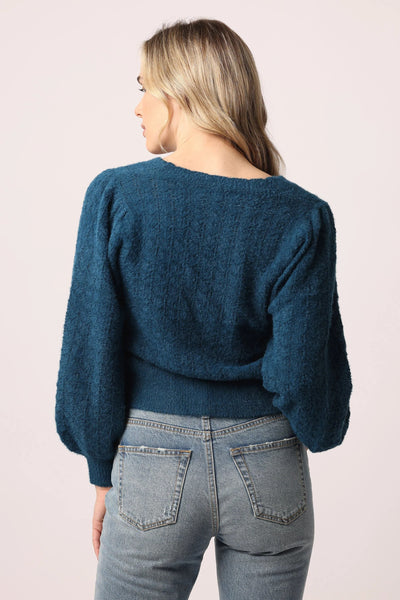 Another Love Jayden Cardigan Atlantic Back.