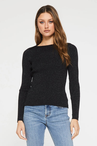 Another Love Sulema Lurex Sweater Front.