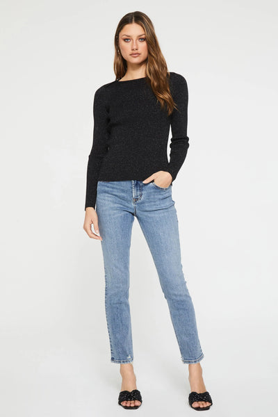 Another Love Sulema Lurex Sweater Front Full.