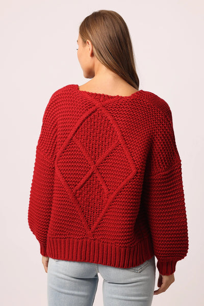 Another Love Tamar Open Cardigan Back.