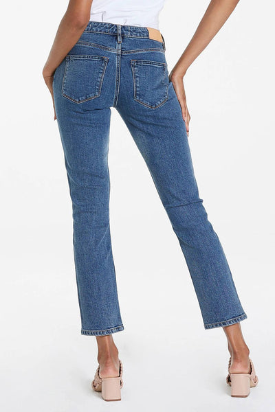 Dear John Denim Blaire High Rise Ankle Jean Oregon Back.