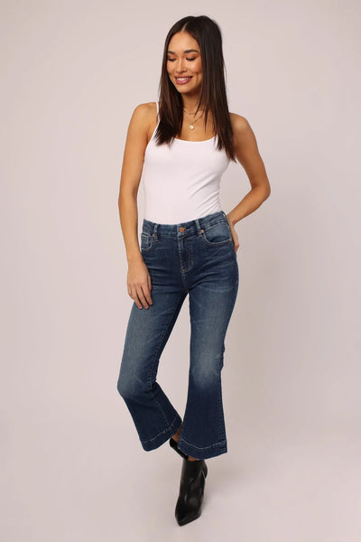 Dear John Denim Jeanne Crop Flare Jeans Sonoma Full.