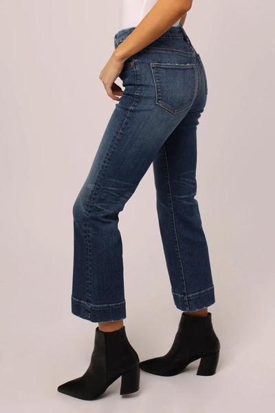 Dear John Denim Jeanne Crop Flare Jeans Sonoma Side.