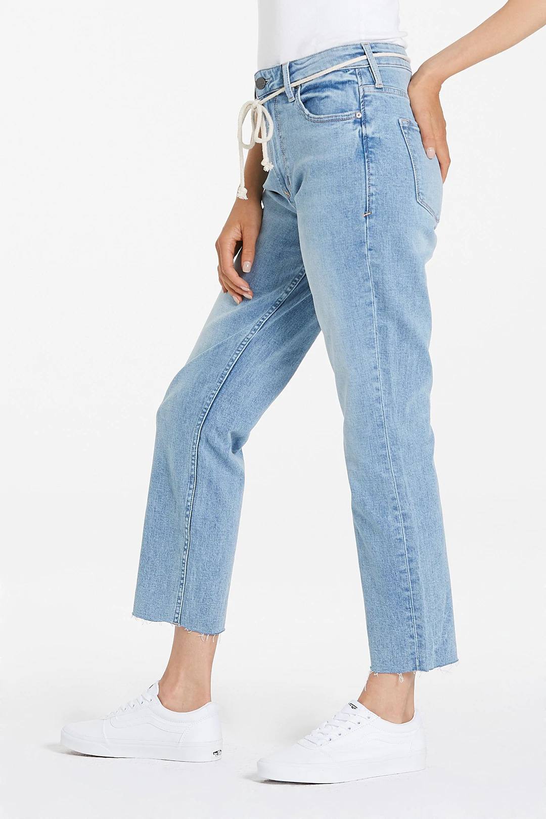 Dear John Denim Jodi High-Rise Cropped Straight Geneva Jeans side.