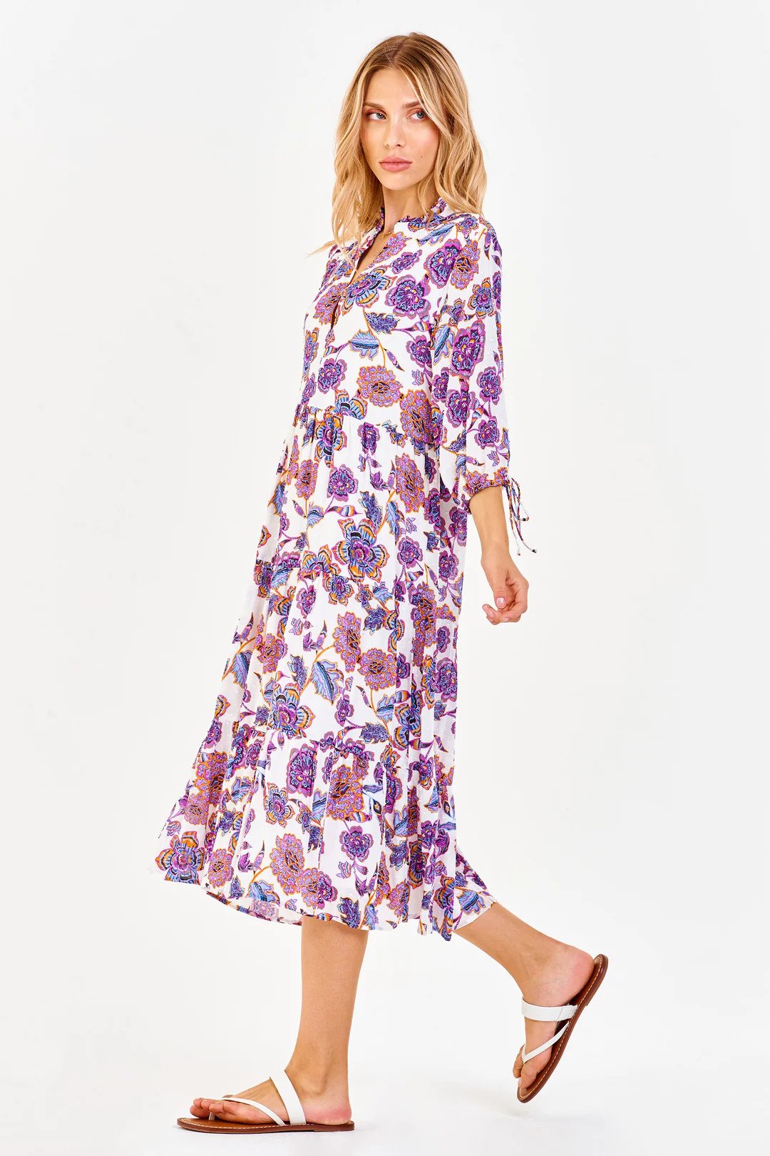 Dear John Denimn Joan Deep V Dress Day Dreamer Side.