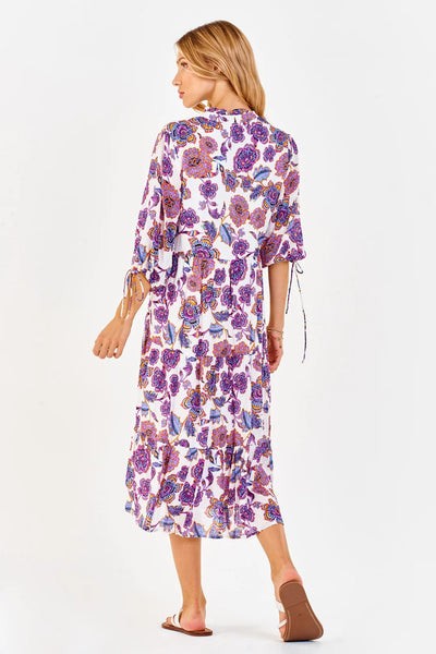 Dear John Denimn Joan Deep V Dress Day Dreamer Back.