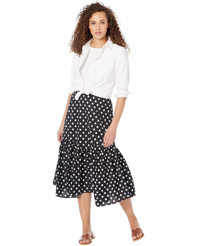 Connect The Dots Gathered Tiered Skirt