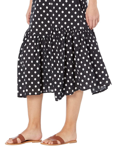 Connect The Dots Gathered Tiered Skirt