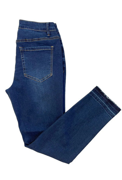 Ethyl Reflective Hem Jean Duffle Folded.