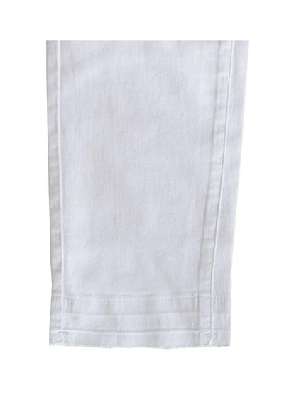 Ethyl Reflective Hem Jean Stroll Cuff Detail.
