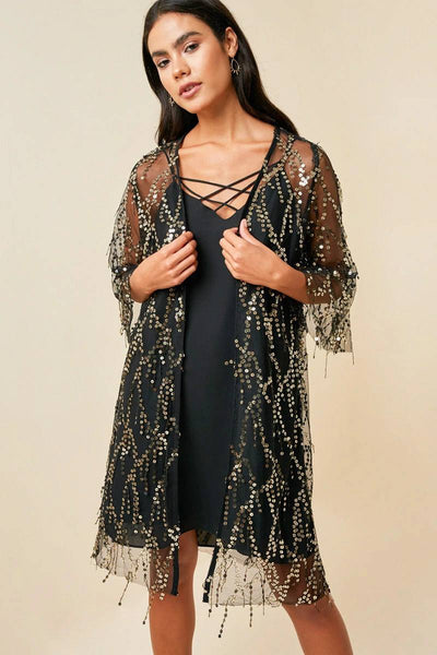 Village Vogue online, Sequin Topper by Hayden LA.