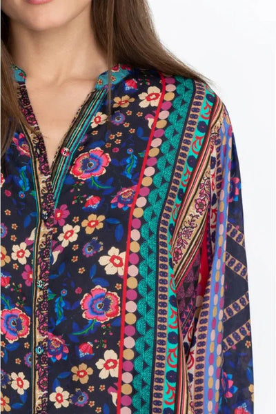 Johnny Was Cruz Tamisha Blouse Close-up.