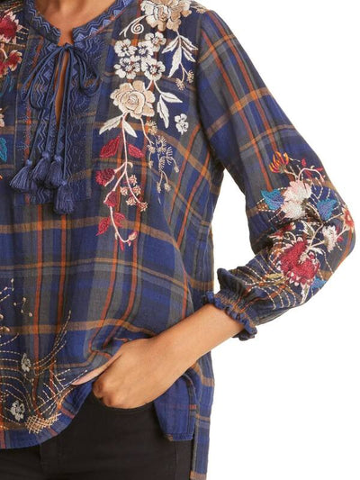 Freja Tassle Peasant Blouse
