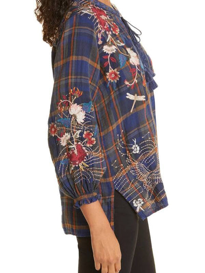 Freja Tassle Peasant Blouse