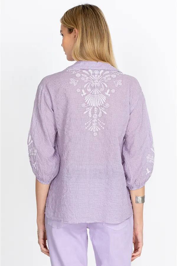 Johnny Was Orla Wanderer Blouse back.