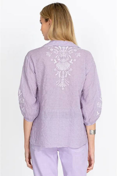 Johnny Was Orla Wanderer Blouse back.