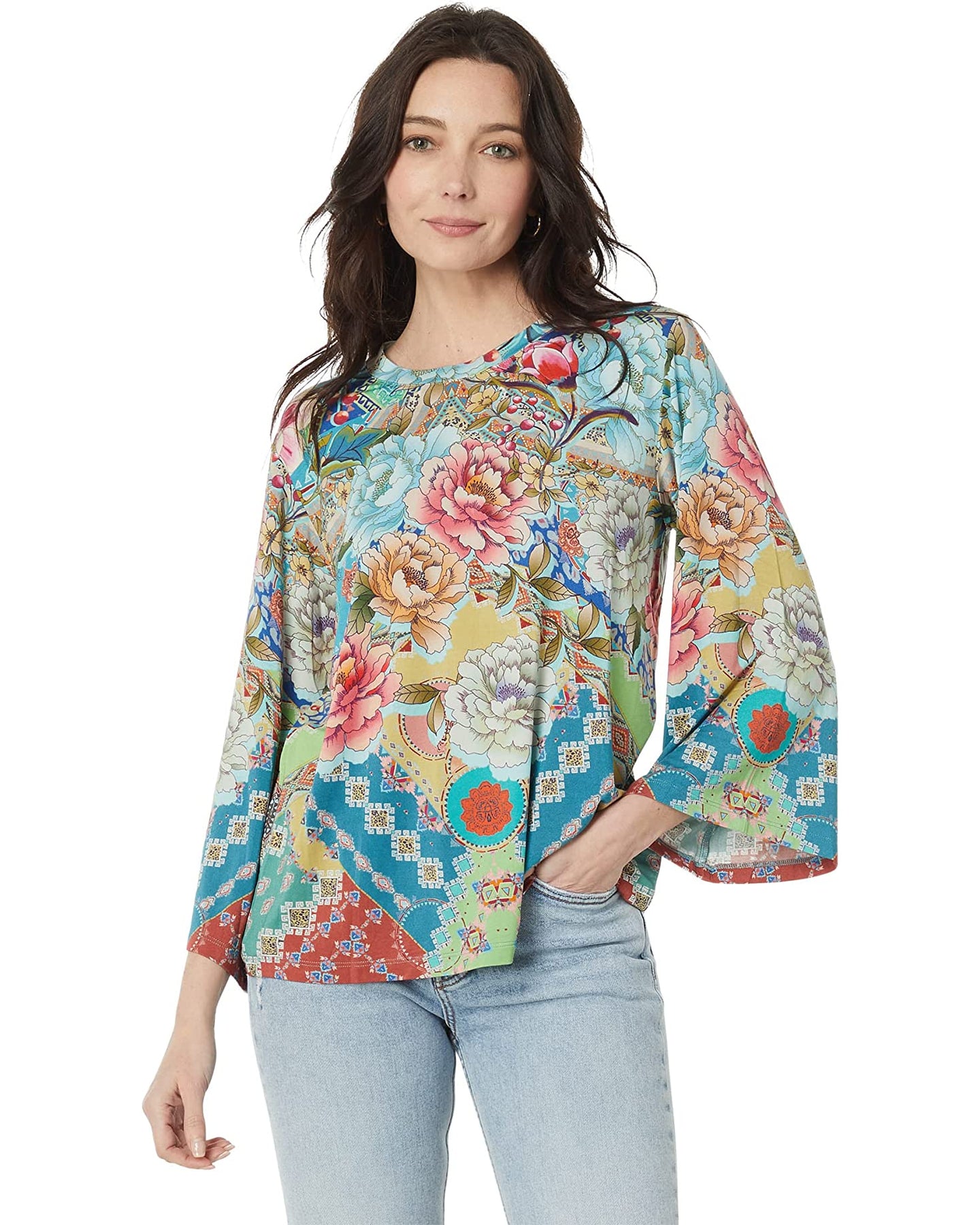 Kimono Sleeve Tunic —