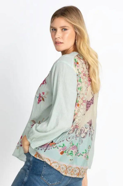 Viviana Effortless Scarf Back Blouse