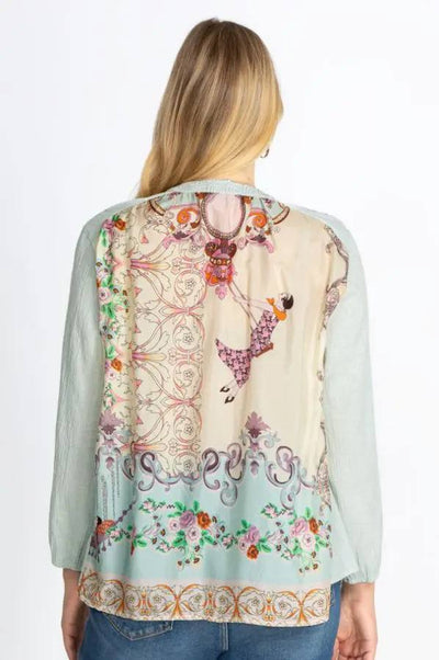 Viviana Effortless Scarf Back Blouse