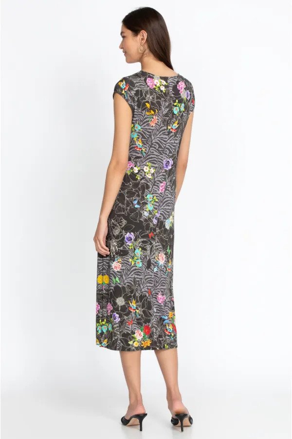 Johnny Was Zippy Tie Front Dress Back.