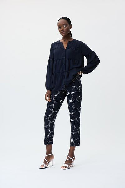 Joseph Ribkoff Abstract Print Pants Style 231282 Full.