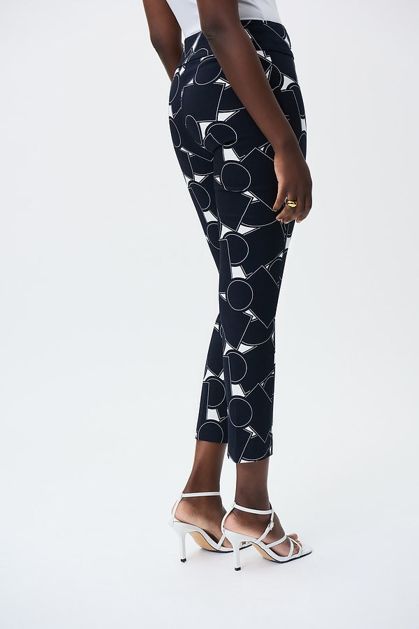 Joseph Ribkoff Abstract Print Pants Style 231282 Side.