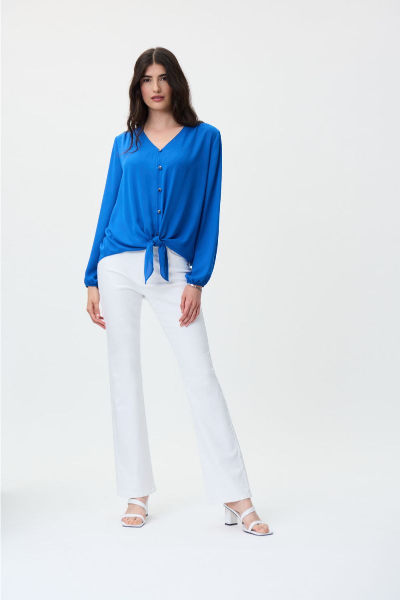 Joseph Ribkoff Blue Oasis Top Style 231144 Full.