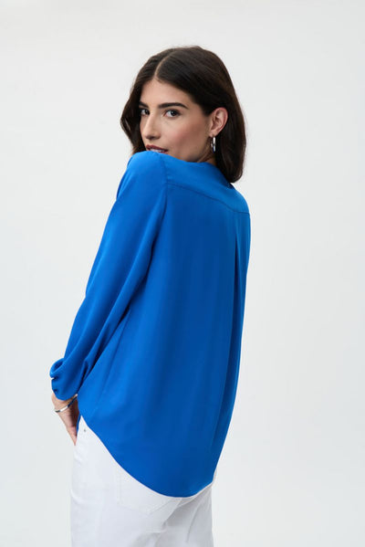 Joseph Ribkoff Blue Oasis Top Style 231144 Side.