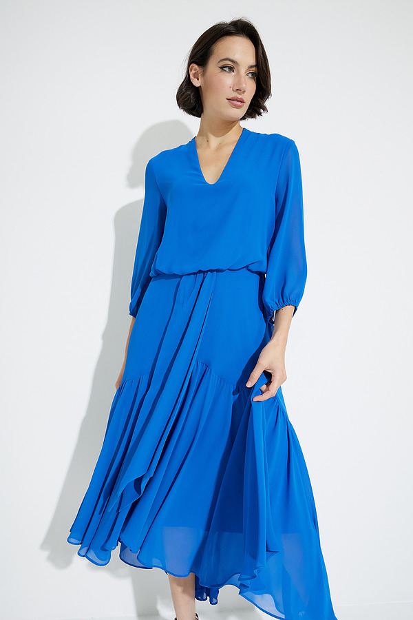 Joseph Ribkoff Chiffon Midi Dress Style 231183 Side.
