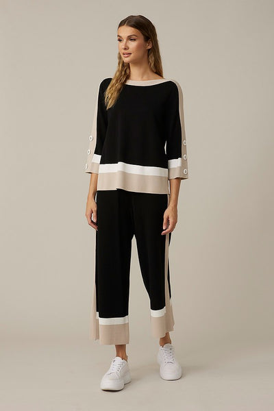 Joseph Ribkoff Color Block Sweater Style 221916