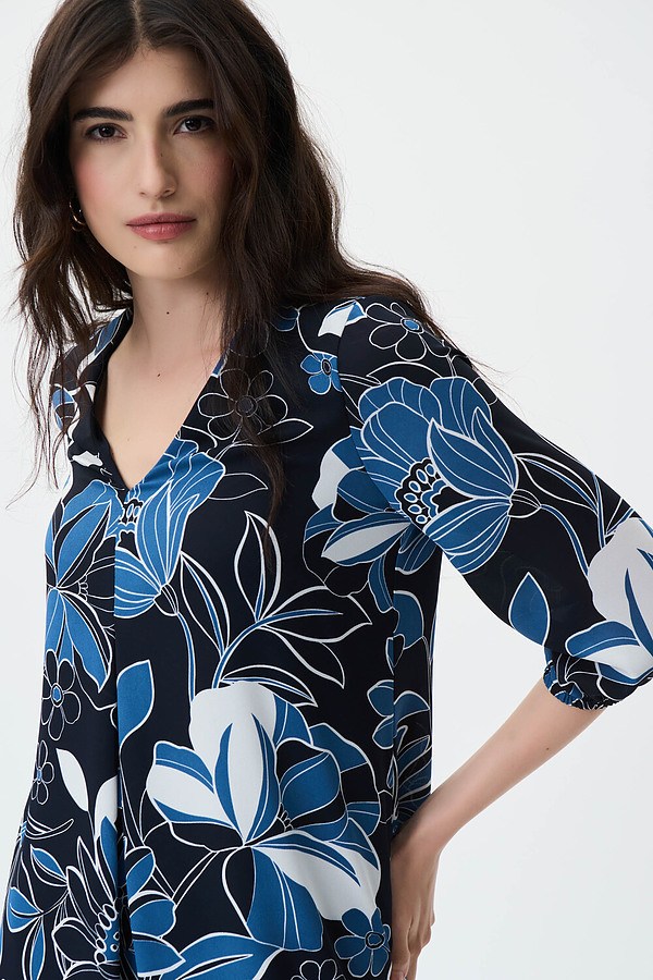 Joseph Ribkoff Floral Print Sheath Dress Style 231099 Side.