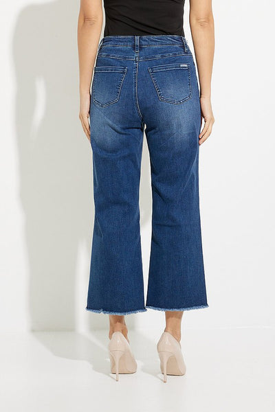 Joseph Ribkoff Frayed Hem Jean style 231954 Back.