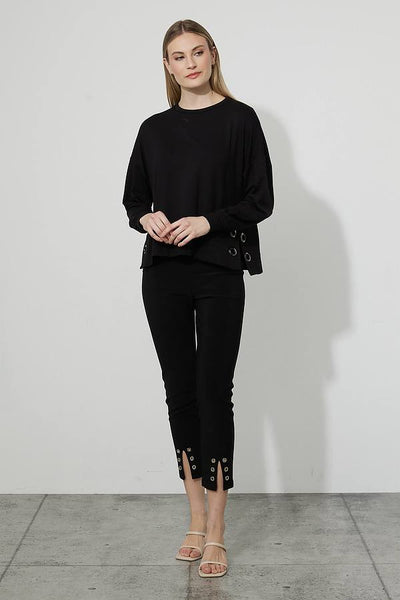 Joseph Ribkoff Grommet Detail Top Style 223165 Full.