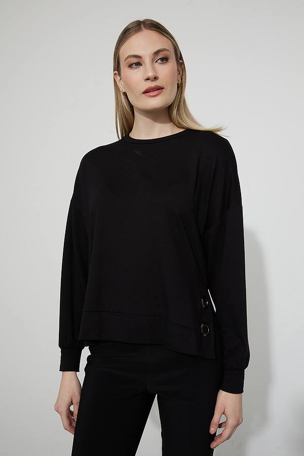 Joseph Ribkoff Grommet Detail Top Style 223165 Side.