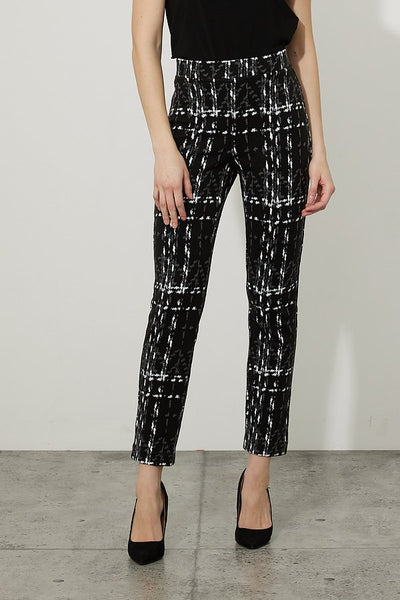 Joseph Ribkoff Printed Straight Leg Pants Style 223307 Front.