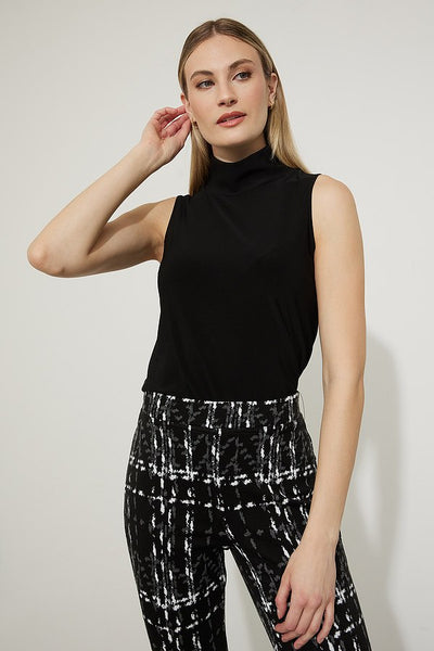Joseph Ribkoff Printed Straight Leg Pants Style 223307 Close-up.