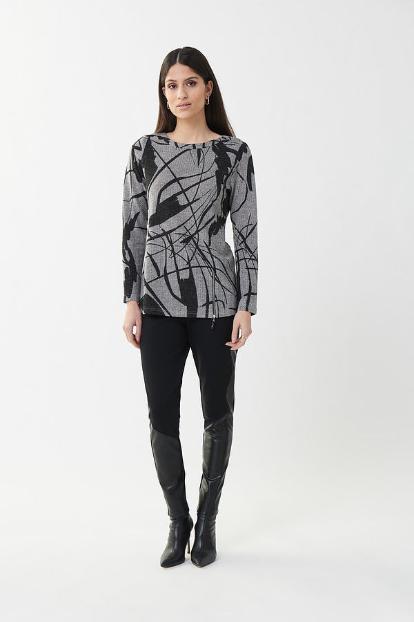 Joseph Ribkoff Printed Tunic Style 223004 Wide.