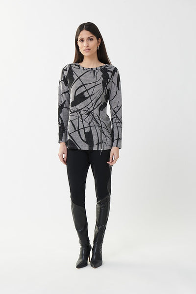 Joseph Ribkoff Printed Tunic Style 223004 Wide.
