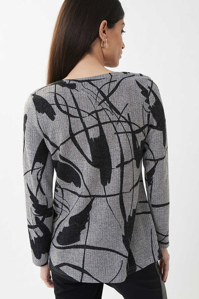 Joseph Ribkoff Printed Tunic Style 223004 Back.