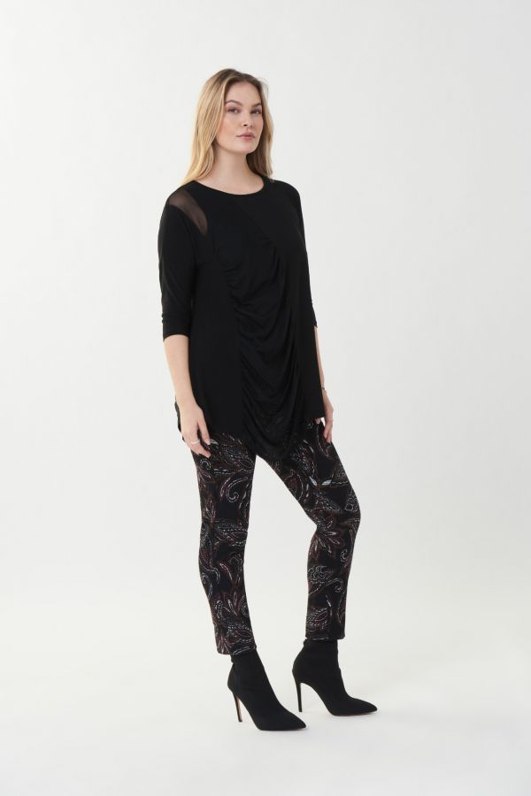 Joseph Ribkoff Sheer Shoulder Tunic Style 223085 Full.