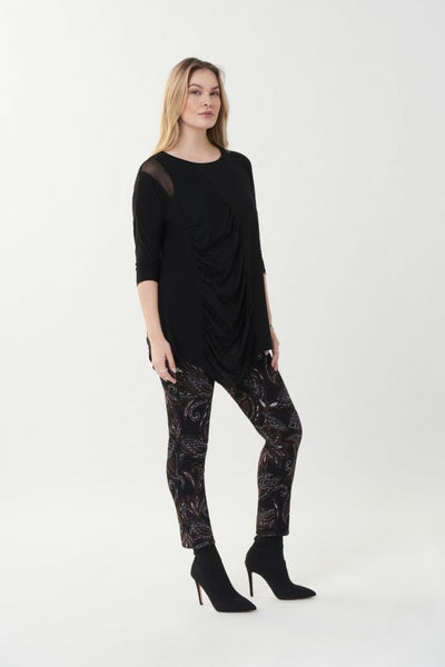Joseph Ribkoff Sheer Shoulder Tunic Style 223085 Full.