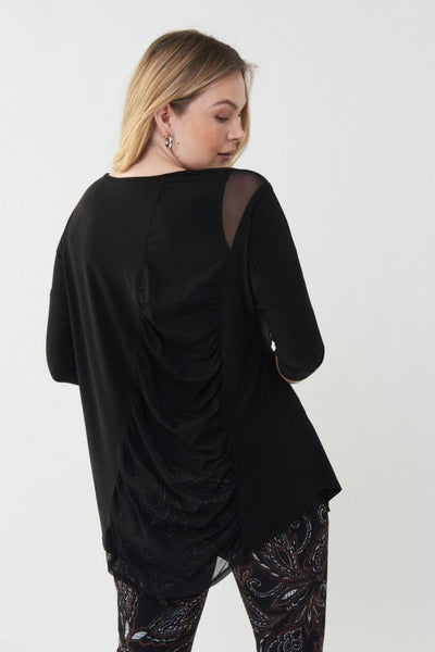 Joseph Ribkoff Sheer Shoulder Tunic Style 223085 Bac.