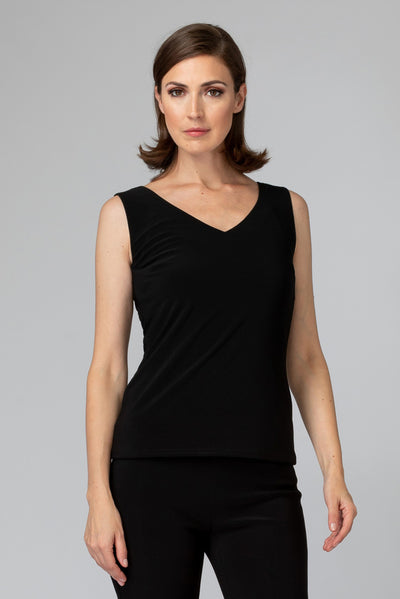 Joseph Ribkoff Solid V-Neck CamiStyle 201546 Front.