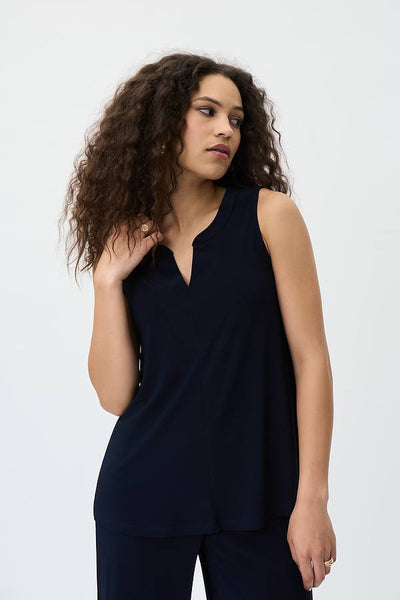 Joseph Ribkoff Split Neck Tank Style 231137 Front.