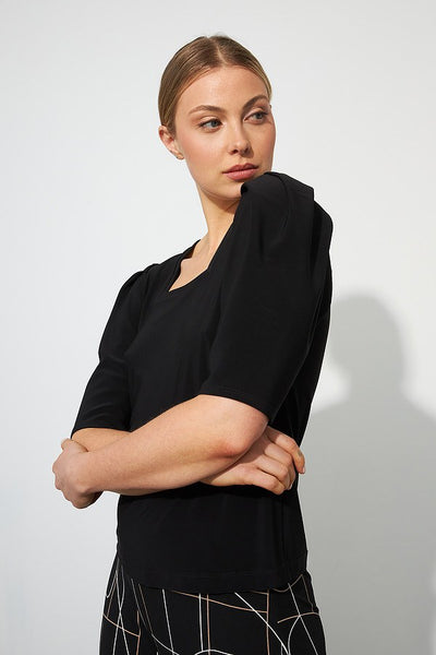 Joseph Ribkoff Square Neck Top Style 223159 Side.
